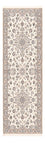 Tapis de couloir Tapis persan - Nain - Royal - 229 x 70 cm - crème