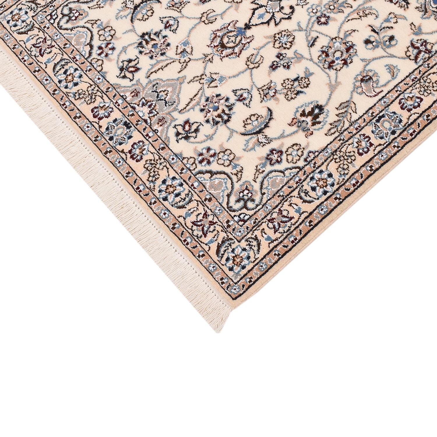 Tapis de couloir Tapis persan - Nain - Royal - 229 x 70 cm - crème