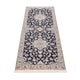 Tapis de couloir Tapis persan - Nain - Royal - 213 x 72 cm - bleu foncé