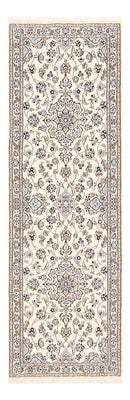 Tapis de couloir Tapis persan - Nain - Royal - 215 x 71 cm - crème