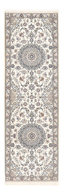 Tapis de couloir Tapis persan - Nain - Royal - 197 x 61 cm - crème