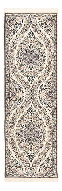 Tapis de couloir Tapis persan - Nain - Royal - 230 x 70 cm - crème