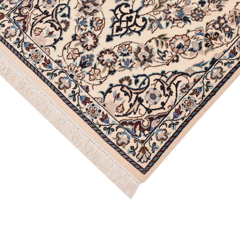 Tapis de couloir Tapis persan - Nain - Royal - 230 x 70 cm - crème