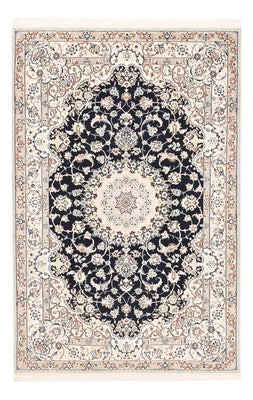 Tapis persan - Nain - Royal - 252 x 164 cm - bleu foncé
