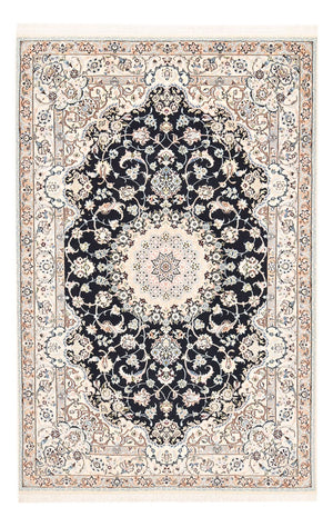 Tapis persan - Nain - Royal - 252 x 164 cm - bleu foncé