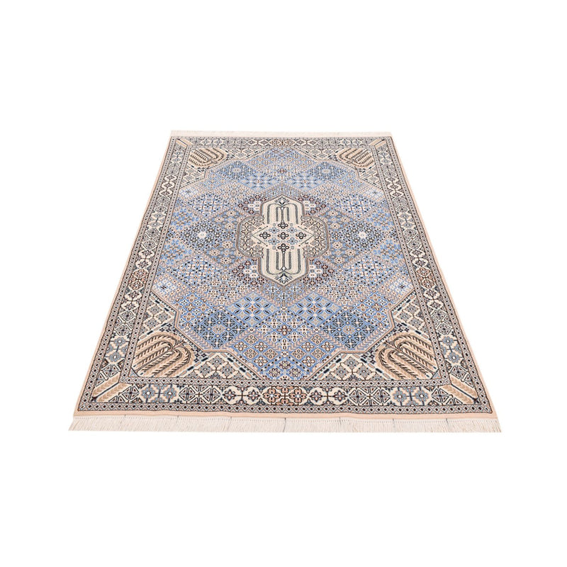 Tapis persan - Nain - Royal - 195 x 137 cm - bleu clair