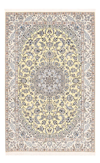 Tapis persan - Nain - Royal - 210 x 132 cm - beige