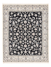 Tapis persan - Nain - Royal - 194 x 147 cm - bleu foncé