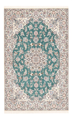 Tapis persan - Nain - Royal - 203 x 127 cm - vert