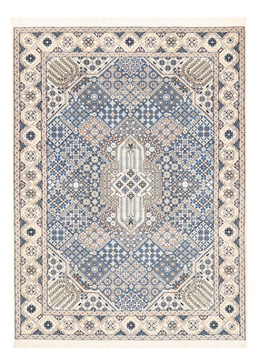 Tapis persan - Nain - Royal - 219 x 155 cm - bleu clair