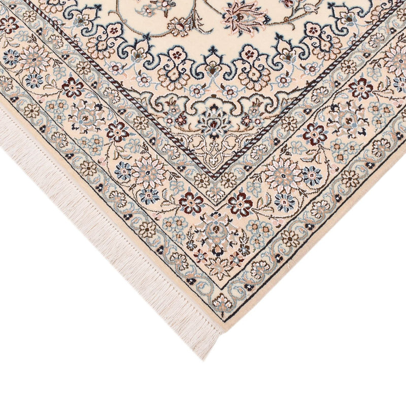 Tapis persan - Nain - Royal - 196 x 130 cm - crème