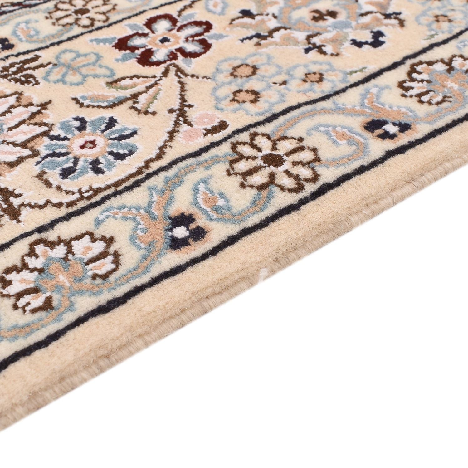 Tapis persan - Nain - Royal - 196 x 130 cm - crème
