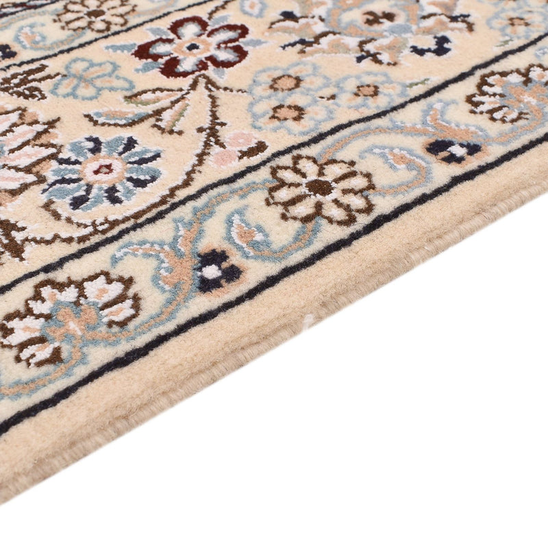 Tapis persan - Nain - Royal - 196 x 130 cm - crème