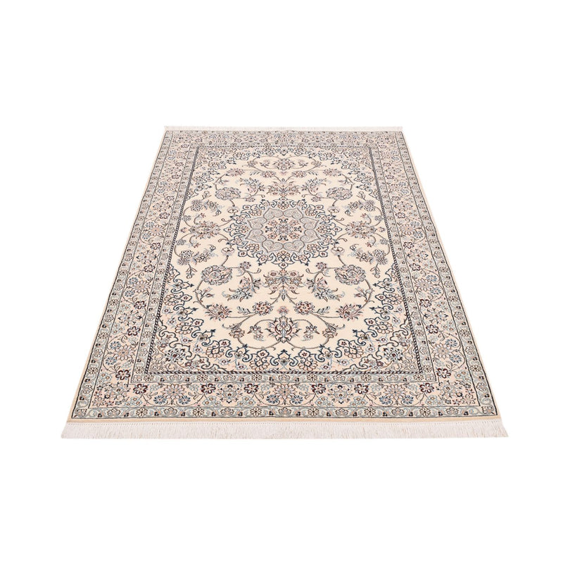 Tapis persan - Nain - Royal - 196 x 130 cm - crème