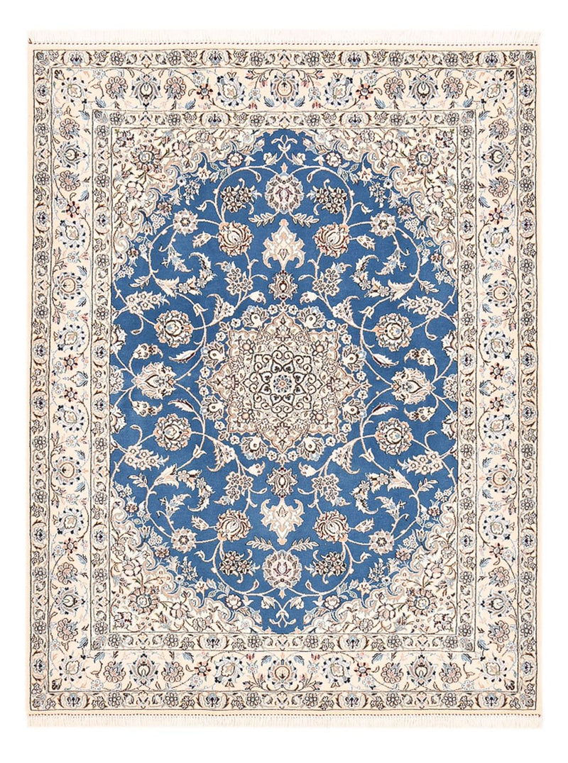 Tapis persan - Nain - Royal - 202 x 151 cm - bleu
