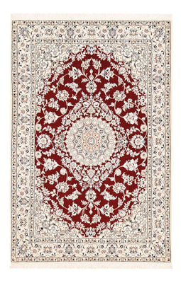Tapis persan - Nain - Royal - 195 x 127 cm - rouge