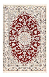 Tapis persan - Nain - Royal - 195 x 127 cm - rouge