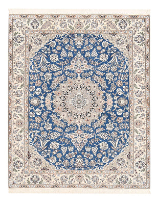 Tapis persan - Nain - Royal - 201 x 155 cm - bleu