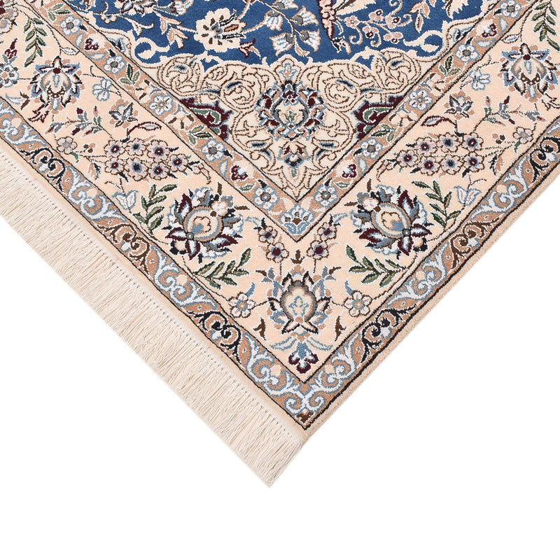 Tapis persan - Nain - Royal - 201 x 155 cm - bleu