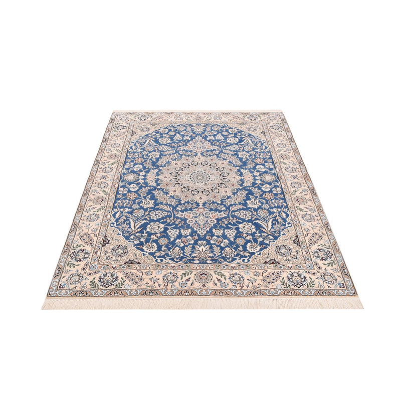 Tapis persan - Nain - Royal - 201 x 155 cm - bleu
