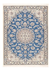 Tapis persan - Nain - Royal - 127 x 90 cm - bleu