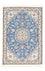 Tapis persan - Nain - Royal - 127 x 90 cm - bleu