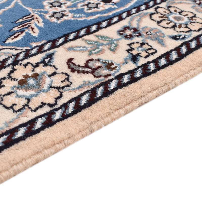 Tapis persan - Nain - Royal - 127 x 90 cm - bleu