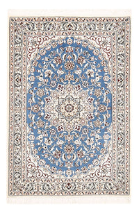 Tapis persan - Nain - Royal - 120 x 80 cm - bleu