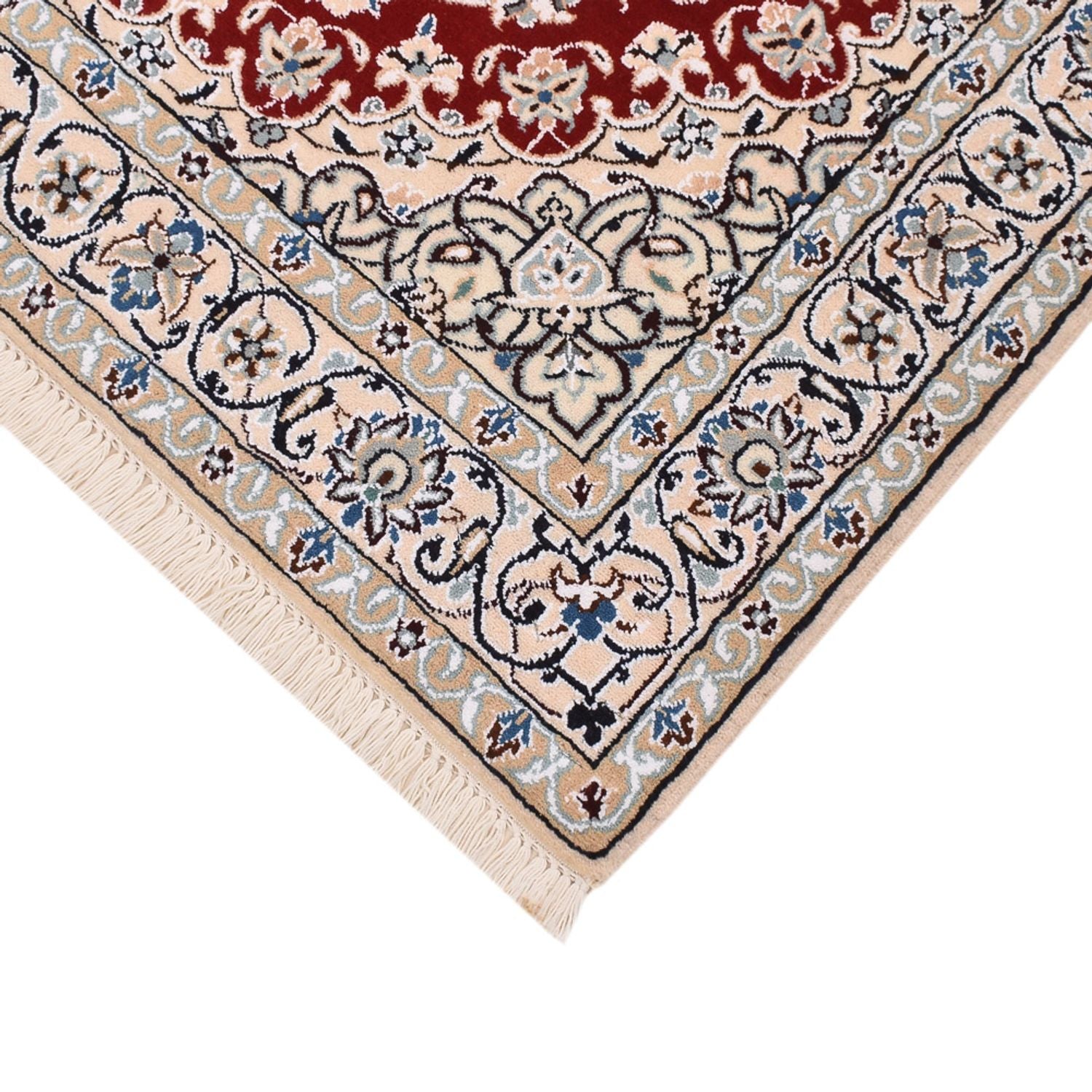 Tapis persan - Nain - Royal - 155 x 105 cm - rouge