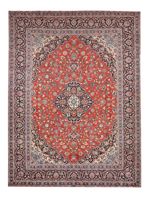 Tapis persan - Keshan - 405 x 303 cm - rouge