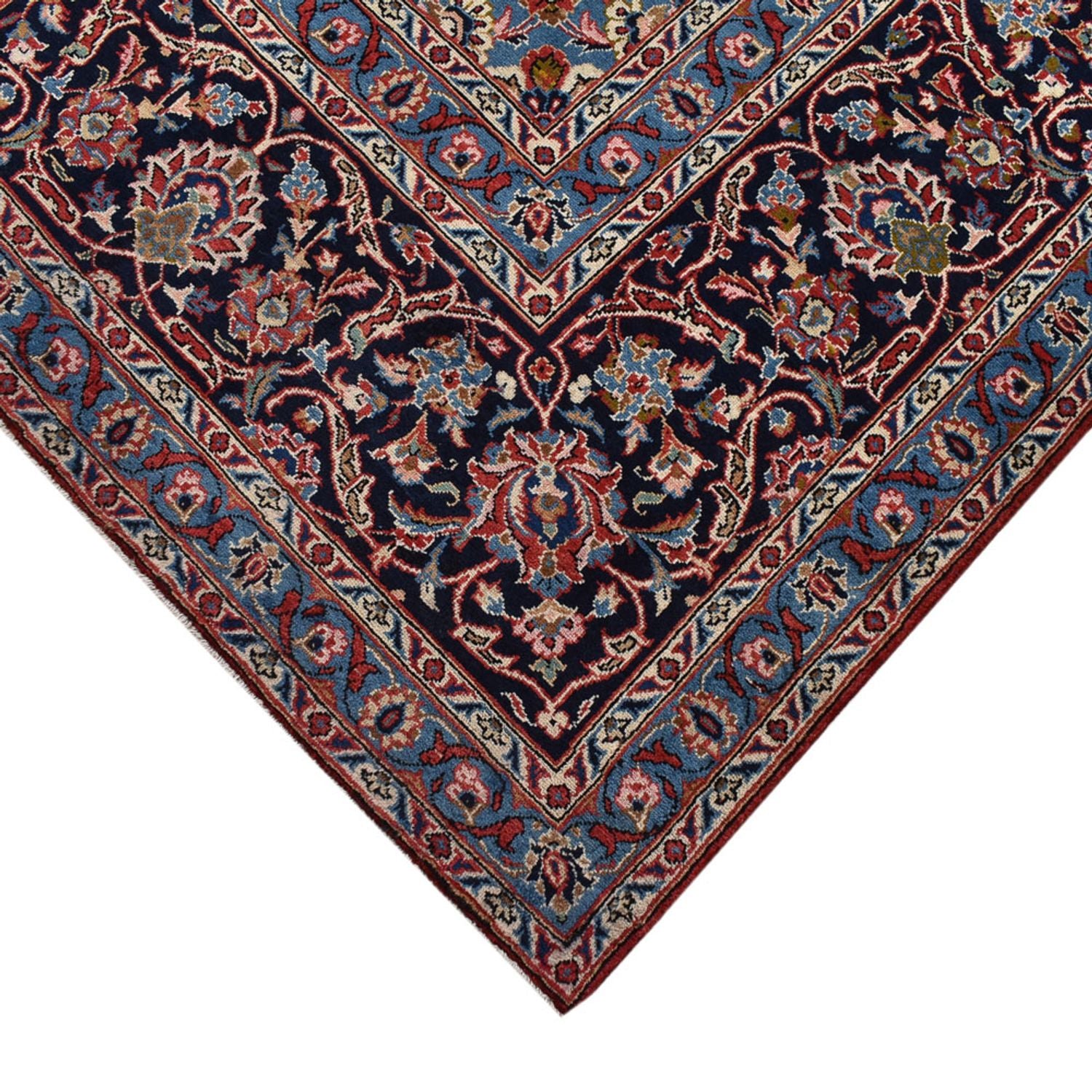Tapis persan - Keshan - 405 x 303 cm - rouge