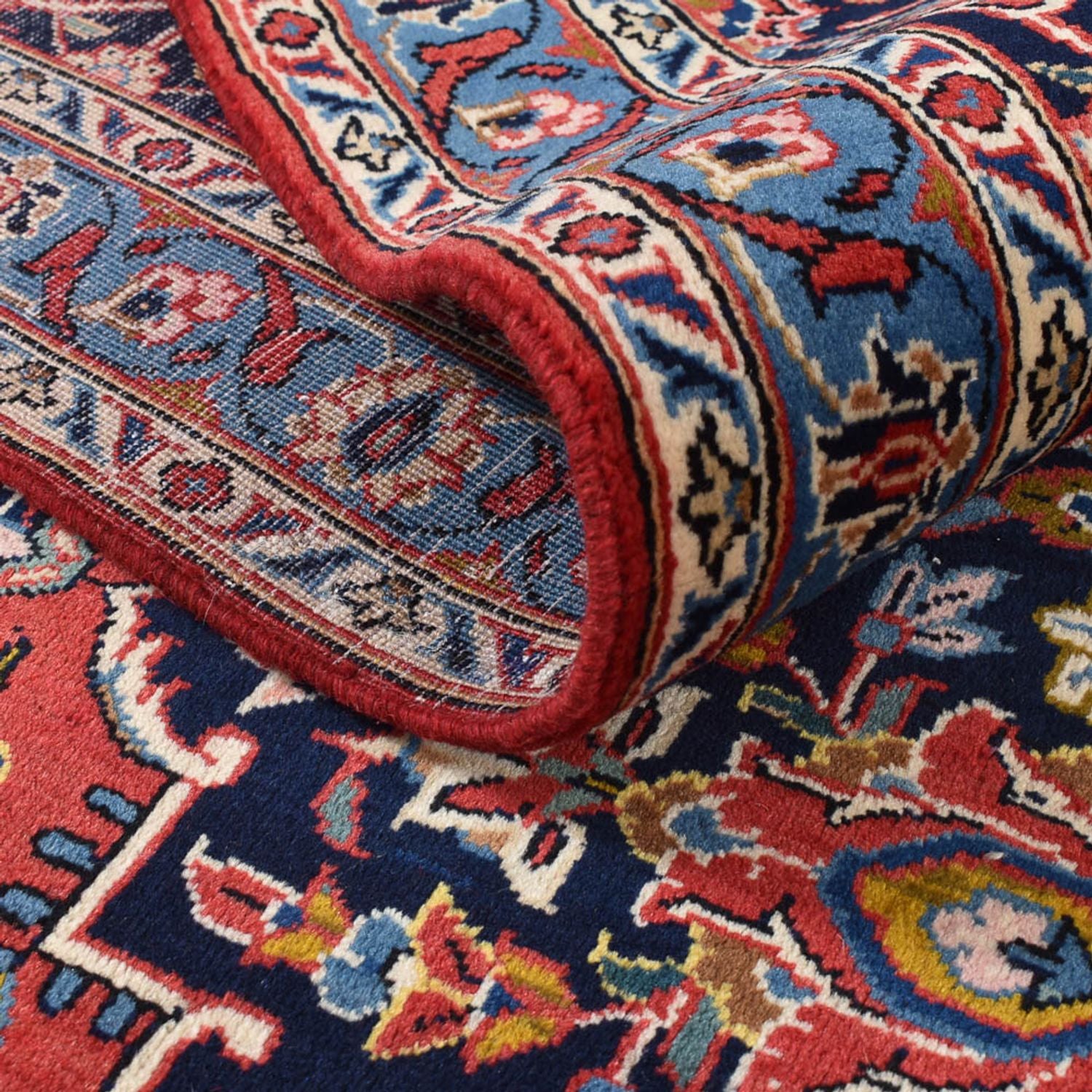 Tapis persan - Keshan - 405 x 303 cm - rouge