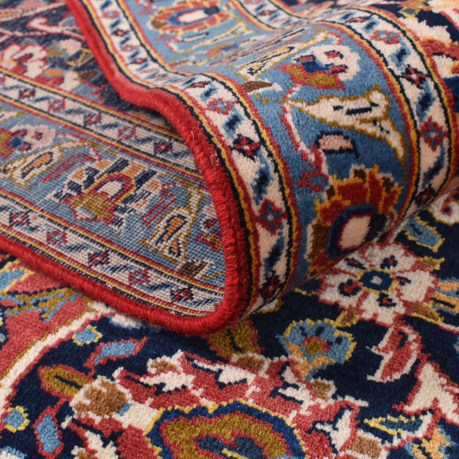 Tapis persan - Keshan - 423 x 302 cm - rouge