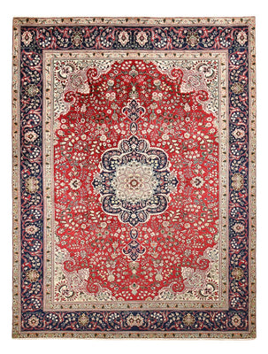 Tapis persan - Tabriz - 326 x 239 cm - rouge