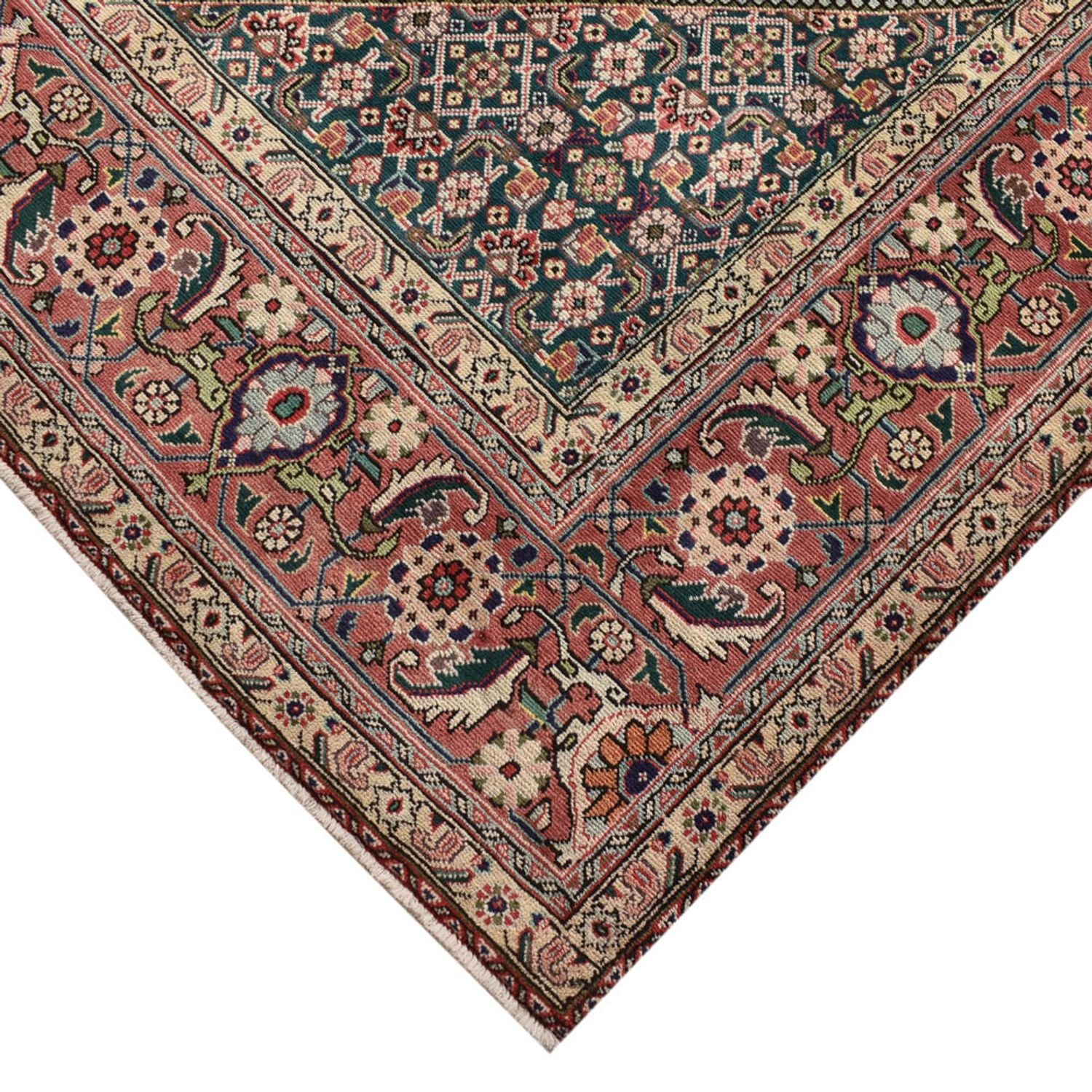 Tapis persan - Tabriz - 387 x 295 cm - beige foncé