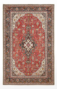 Tapis persan - Tabriz - 320 x 203 cm - rouge