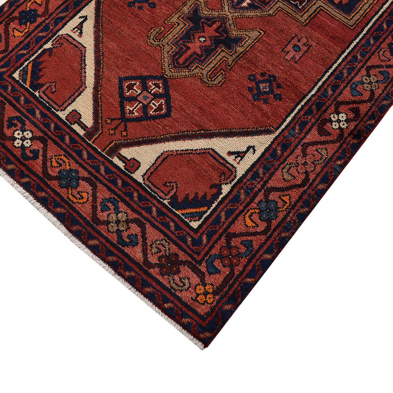 Tapis de couloir Tapis persan - Bidjar - 300 x 102 cm - rouge