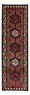Tapis de couloir Tapis persan - Nomadic - 318 x 100 cm - rouge foncé