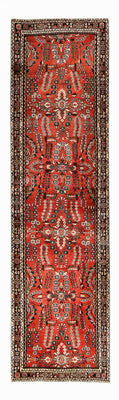 Tapis de couloir Tapis persan - Tabriz - 398 x 110 cm - rouge