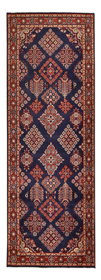 Tapis de couloir Tapis persan - Nomadic - 329 x 115 cm - bleu foncé