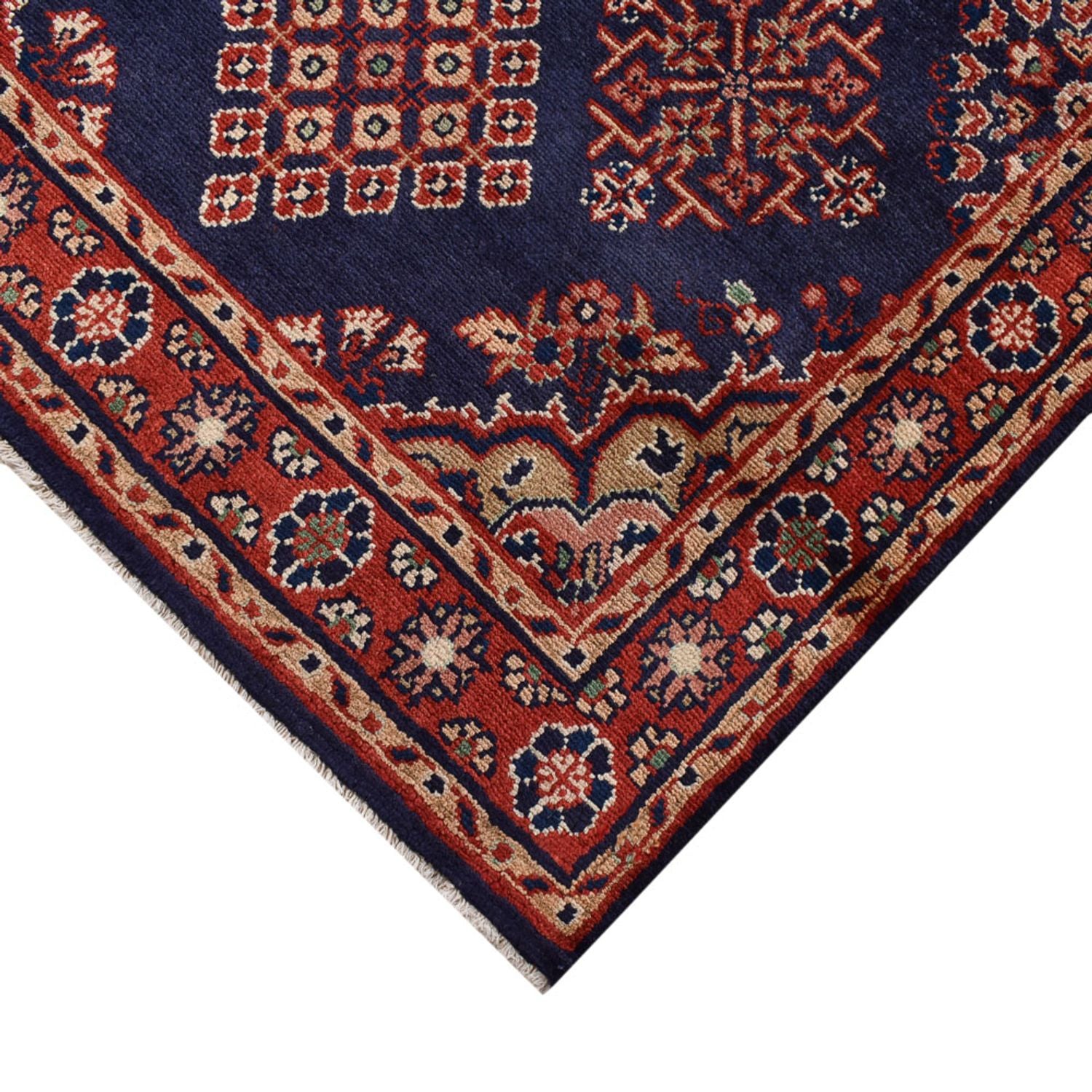 Tapis de couloir Tapis persan - Nomadic - 329 x 115 cm - bleu foncé