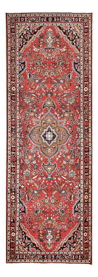 Tapis de couloir Tapis persan - Nomadic - 320 x 111 cm - rouge
