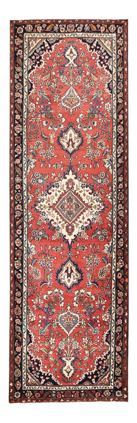 Tapis de couloir Tapis persan - Nomadic - 348 x 111 cm - rouge clair