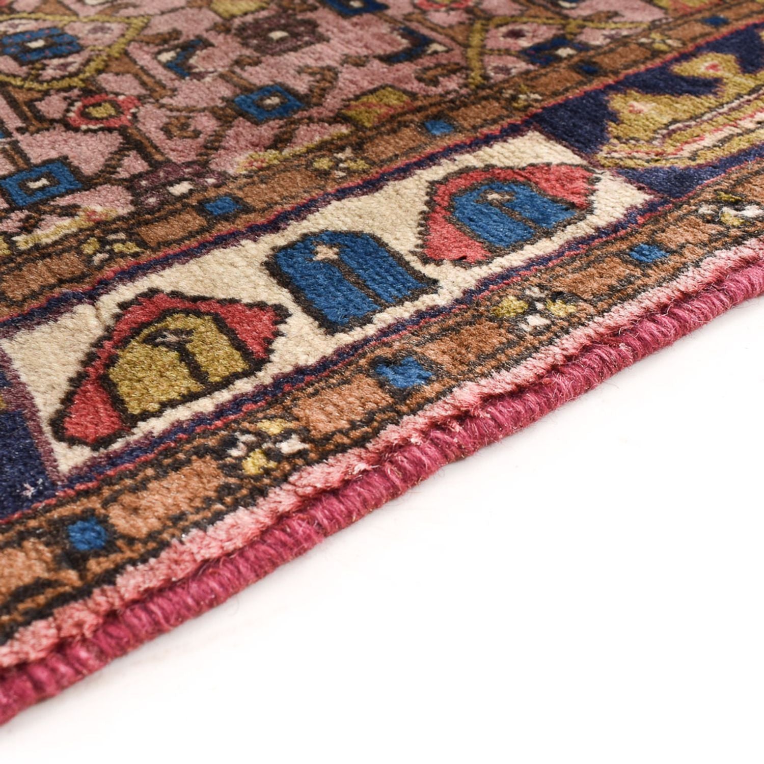 Tapis de couloir Tapis persan - Nomadic - 285 x 77 cm - rouge clair