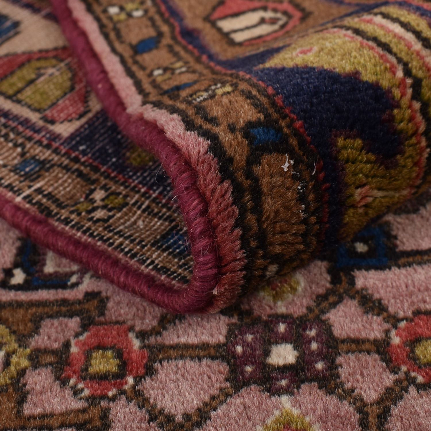 Tapis de couloir Tapis persan - Nomadic - 285 x 77 cm - rouge clair