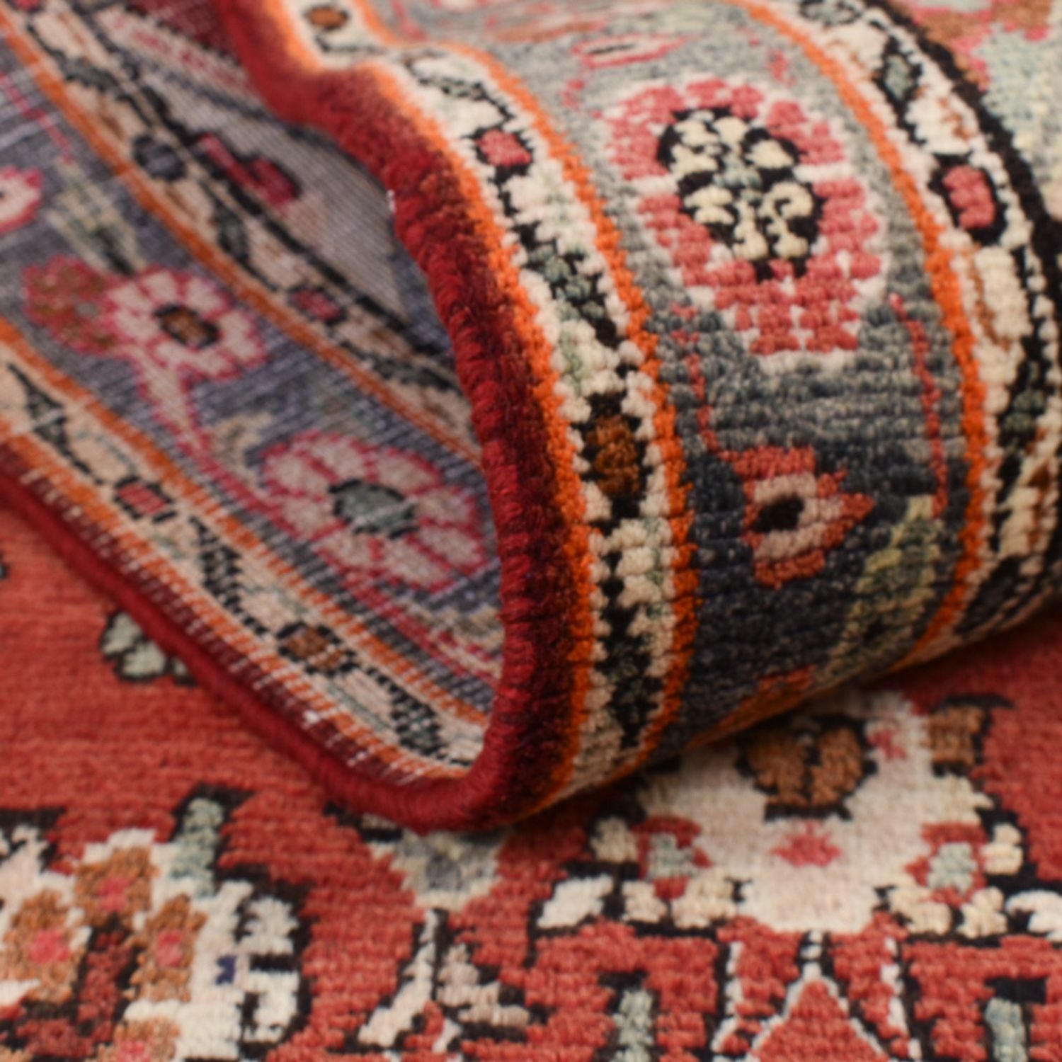 Tapis de couloir Tapis persan - Tabriz - 282 x 80 cm - multicolore