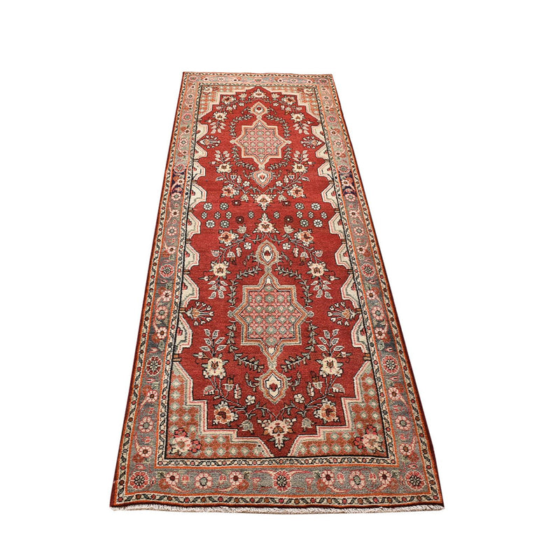 Tapis de couloir Tapis persan - Tabriz - 282 x 80 cm - multicolore