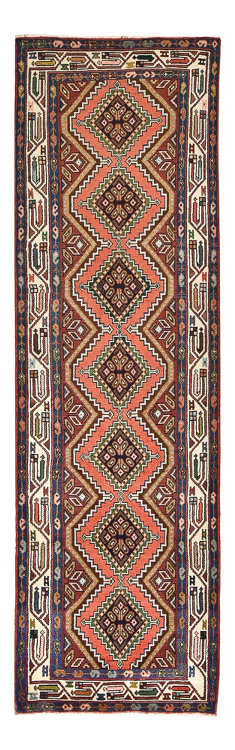 Tapis de couloir Tapis persan - Nomadic - 290 x 83 cm - rouge clair