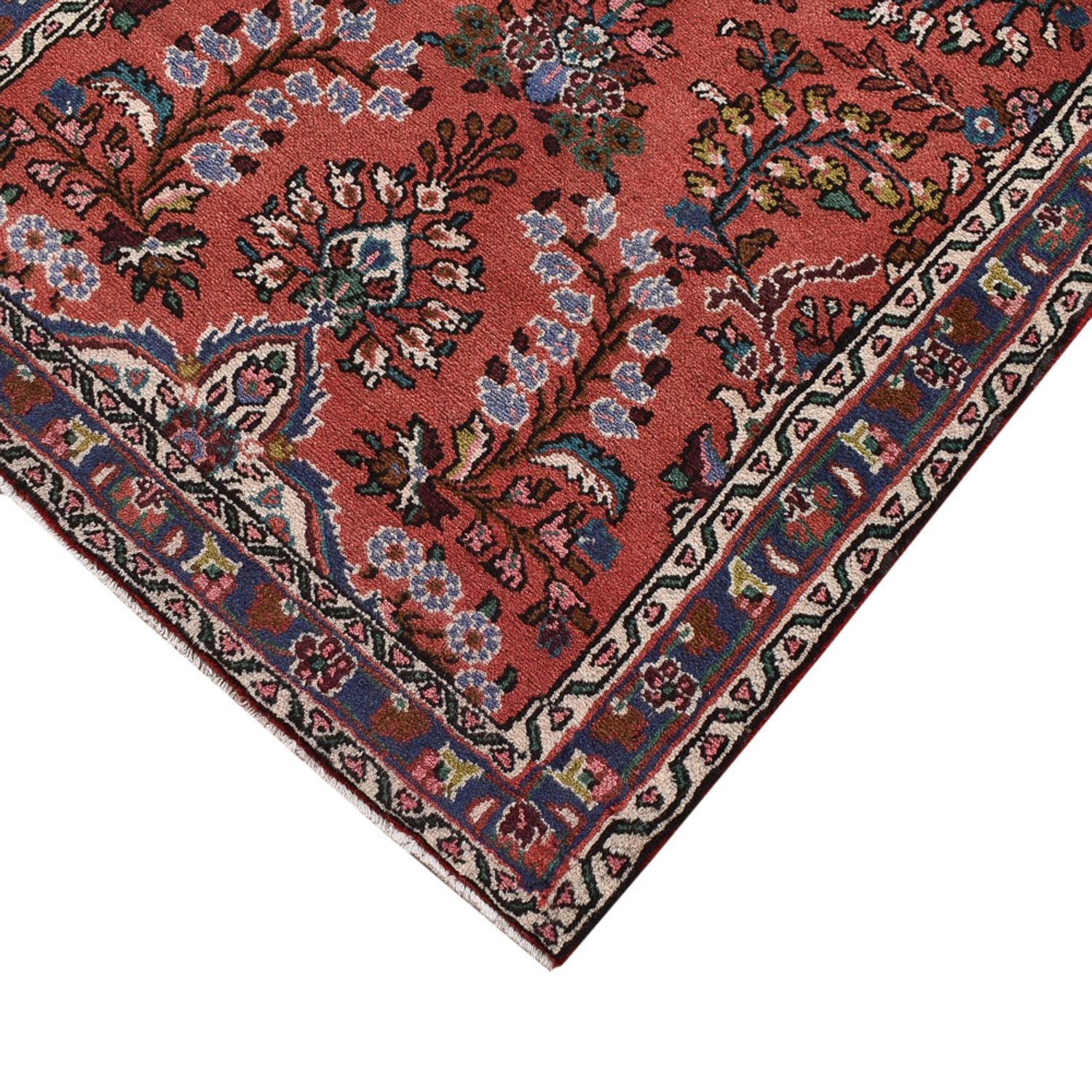 Tapis de couloir Tapis persan - Nomadic - 295 x 80 cm - rouge clair