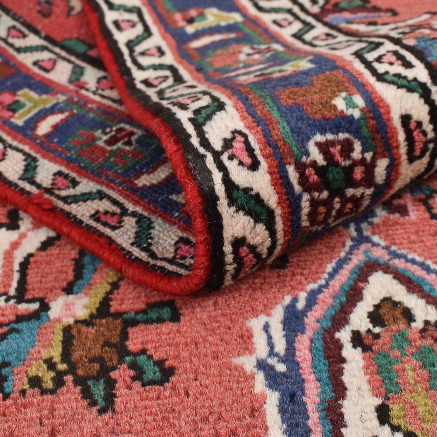 Tapis de couloir Tapis persan - Nomadic - 295 x 80 cm - rouge clair